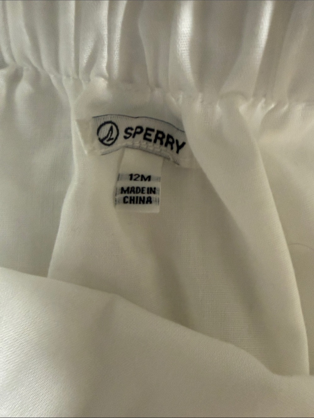 Sperry White Ruffle Tank with Blue Gingham Bloomers - Picture 3 of 4